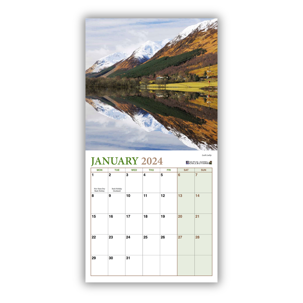 British Lakes and Rivers 2024 Calendar Photos by Laurie Campbell & Arc