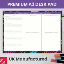 Load image into Gallery viewer, A3 Desk Pad Neon