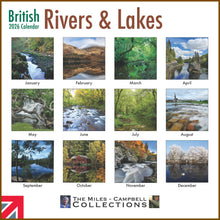 Load image into Gallery viewer, British Lakes and Rivers 2026 Calendar