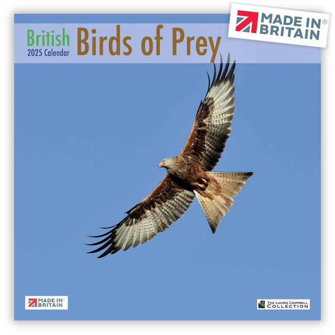 British Birds of Prey 2026 Calendar
