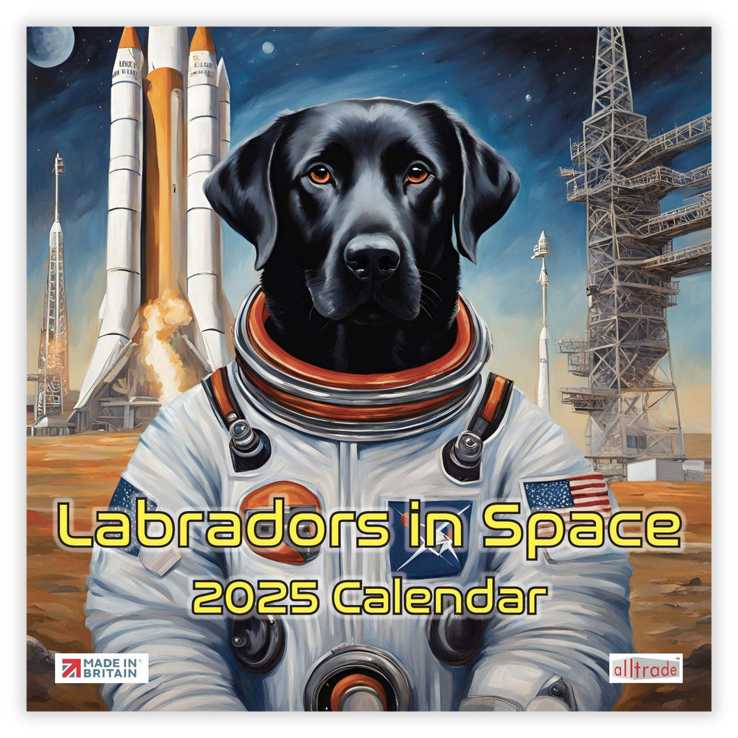 Labradors In Space 2025 Calendar