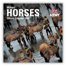 Load image into Gallery viewer, Military Horses Official 2024 Calendar
