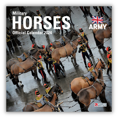 Military Horses Official 2024 Calendar