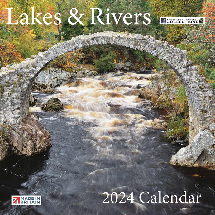 British Lakes and Rivers 2024 Calendar Photos by Laurie Campbell & Archie Miles