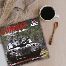 Load image into Gallery viewer, Combat Vehicles Official Army Calendar 2024
