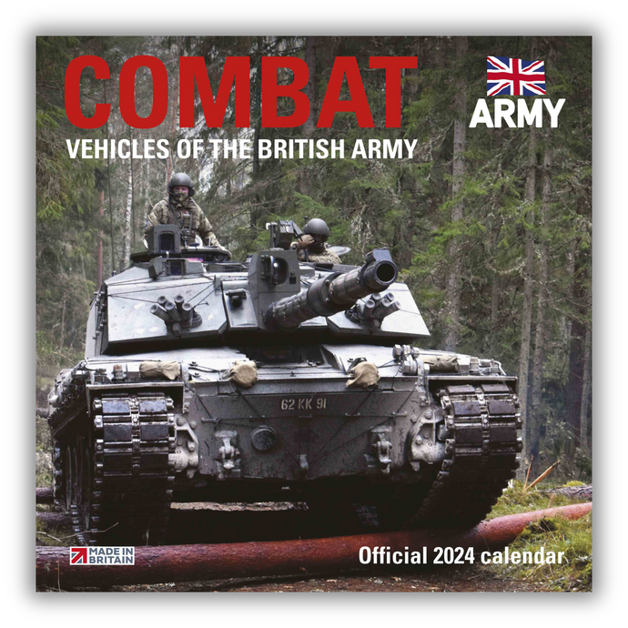 Combat Vehicles Official Army Calendar 2024