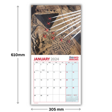 Load image into Gallery viewer, Red Arrows Official 2024 Calendar