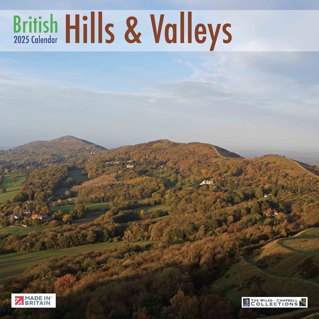 British Hills & Valleys 2025 Calendar