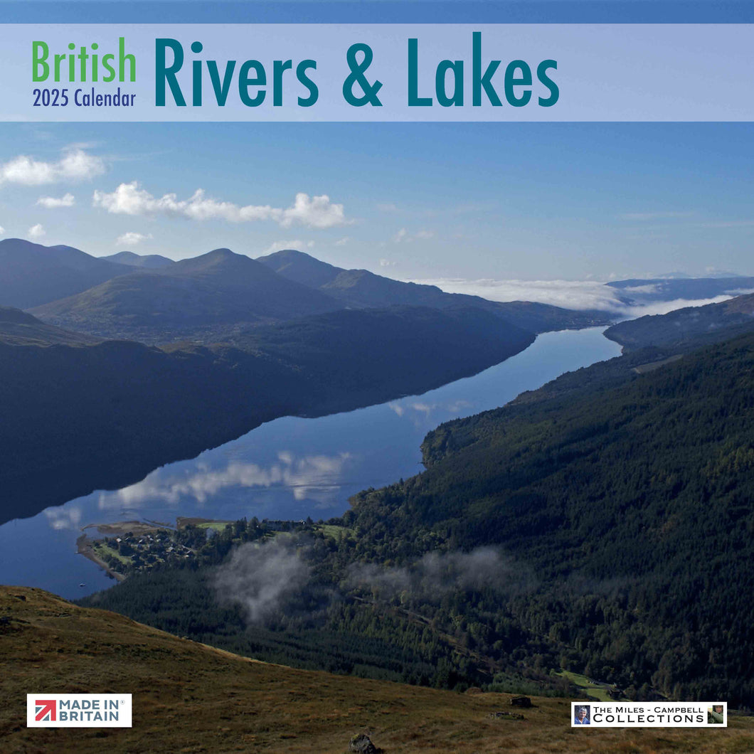 British Lakes and Rivers 2025 Calendar