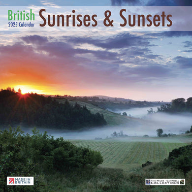 British Sunrises & Sunsets 2025 Calendar