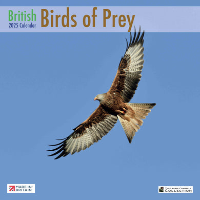 British Birds of Prey 2025 Calendar