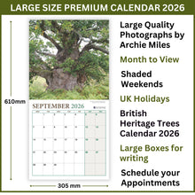 Load image into Gallery viewer, British Heritage Trees 2026 Calendar