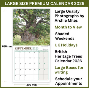 British Heritage Trees 2026 Calendar