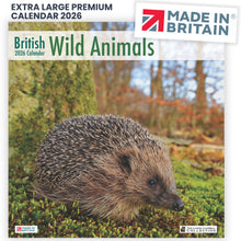 Load image into Gallery viewer, British Wild Animals 2026 Calendar
