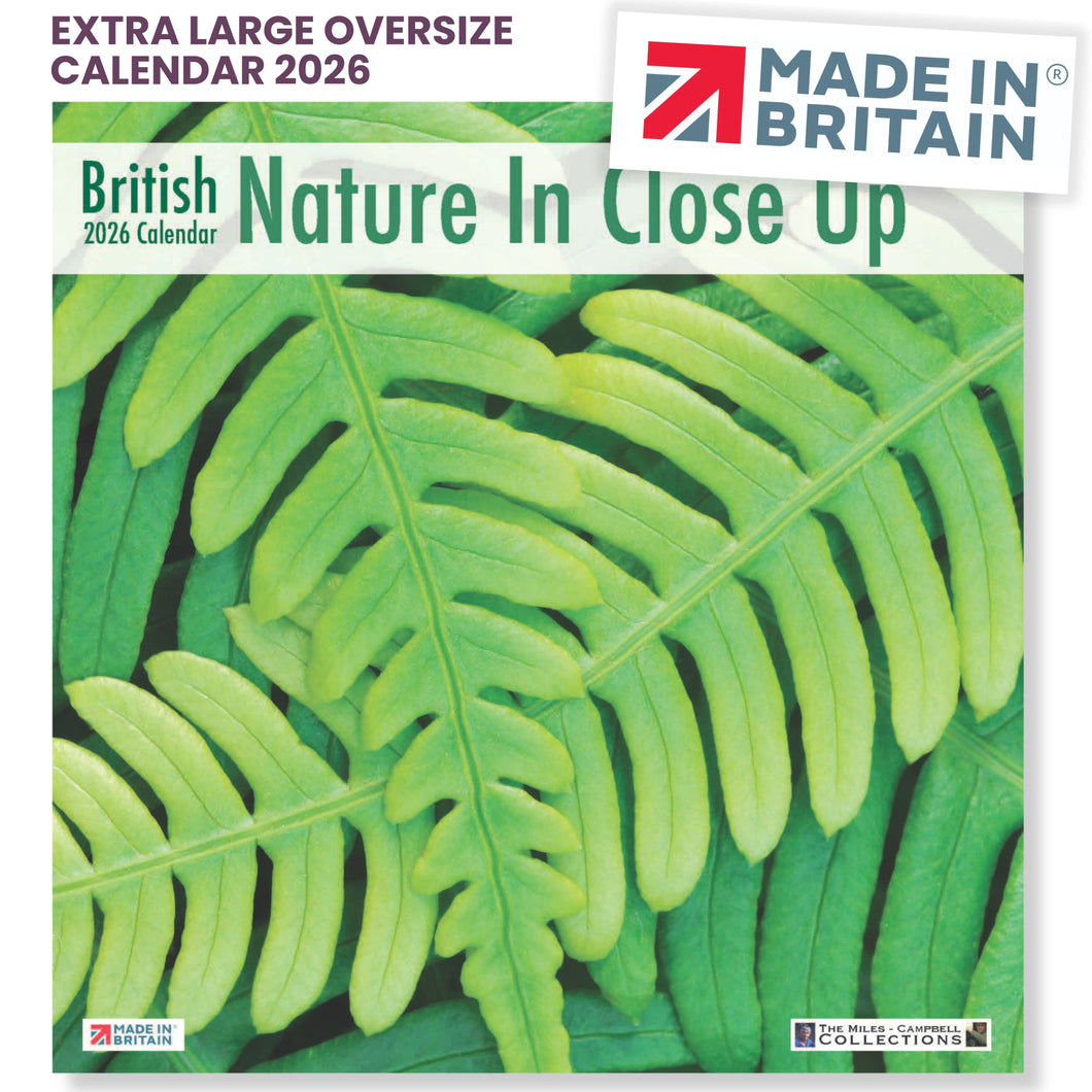 British Nature In Close Up 2026 Calendar