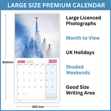 Load image into Gallery viewer, Red Arrows Official 2026 Calendar