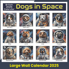 Load image into Gallery viewer, Dogs In Space 2025 Calendar