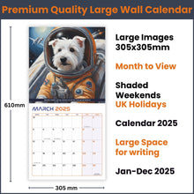 Load image into Gallery viewer, Dogs In Space 2025 Calendar