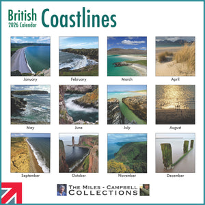 British Coastlines 2026 Calendar