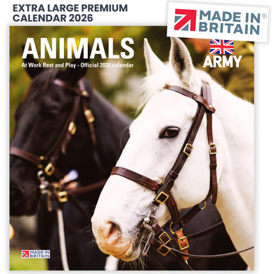 Military Animals Official 2026 Calendar