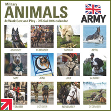 Load image into Gallery viewer, Military Animals Official 2026 Calendar