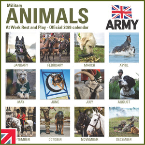 Military Animals Official 2026 Calendar