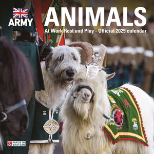 Military Animals Official 2025 Calendar