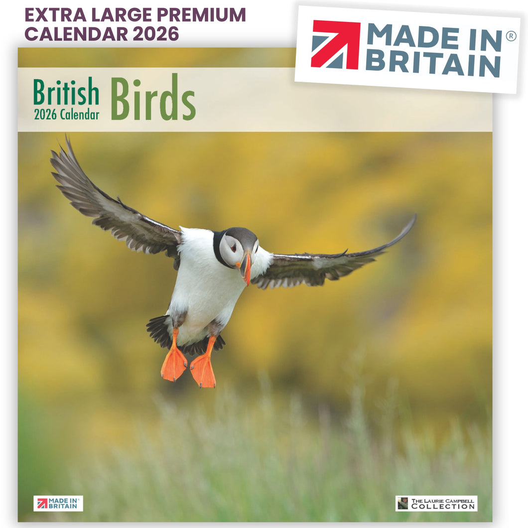 British Birds 2026 Calendar