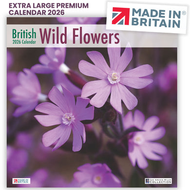 British Wild Flowers 2026 Calendar