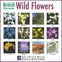 Load image into Gallery viewer, British Wild Flowers 2026 Calendar