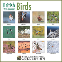 Load image into Gallery viewer, British Birds 2026 Calendar