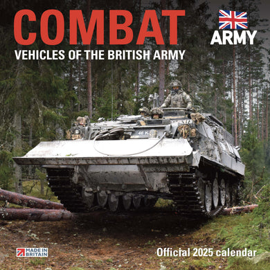 Combat Vehicles Official Army Calendar 2025